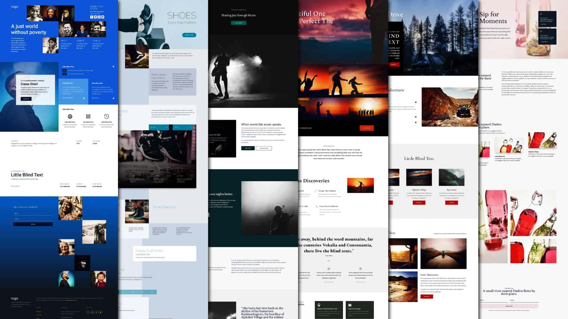 Free Awesome DIVI Layouts and Designs gallery image