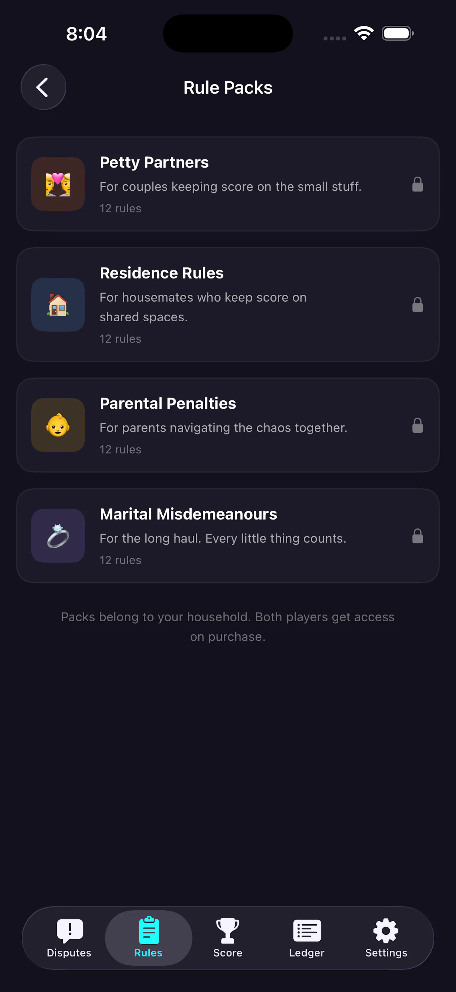 PettyPoints screenshot 3