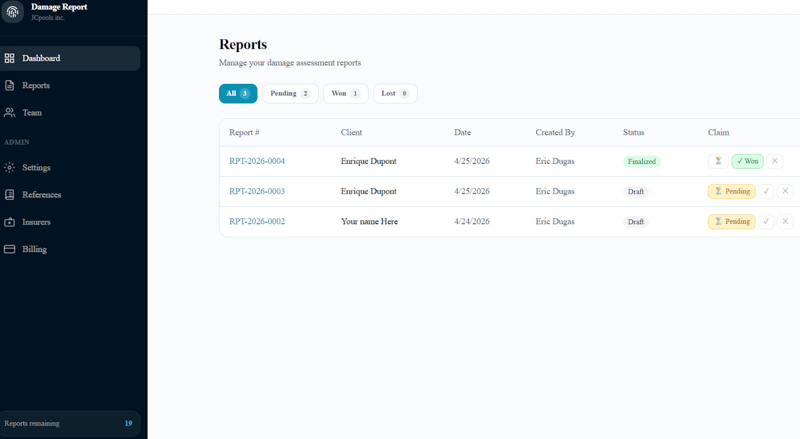 Pool Damage Reports & Estimates AI screenshot 5