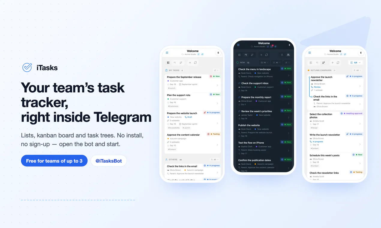 iTasks 2.0 screenshot 1
