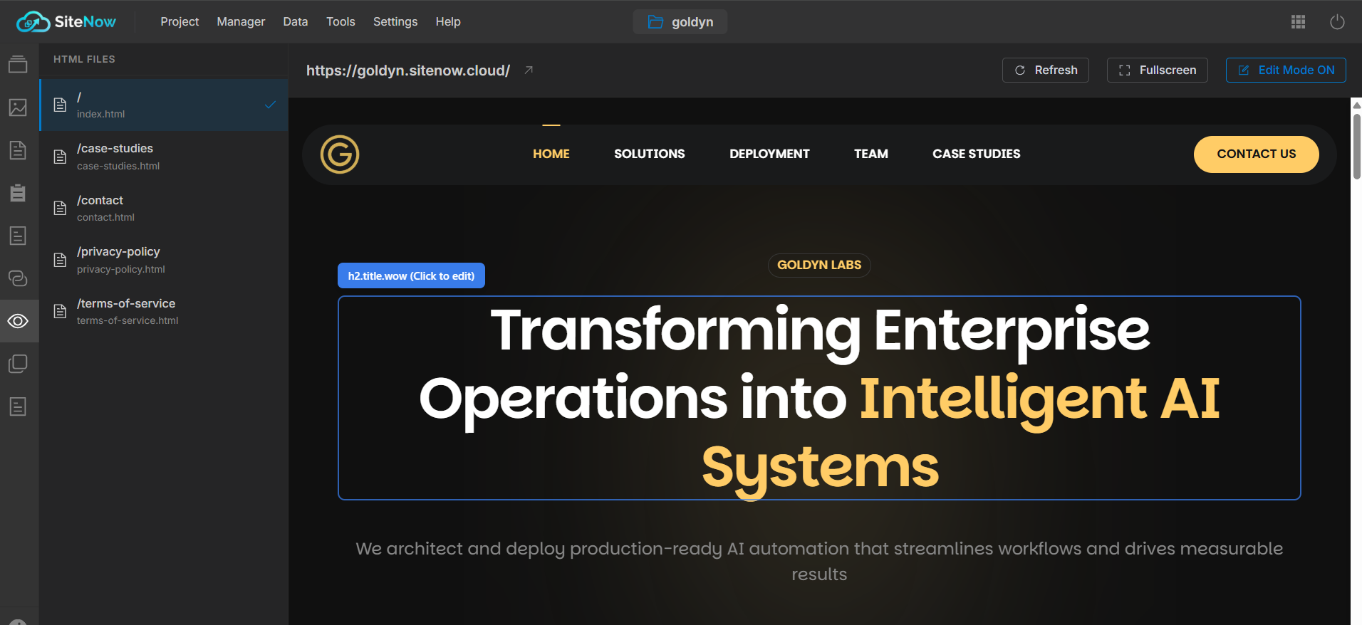SiteNow - Static Site Publisher gallery image