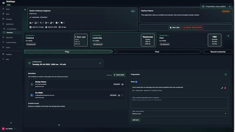 RoleSage screenshot 5