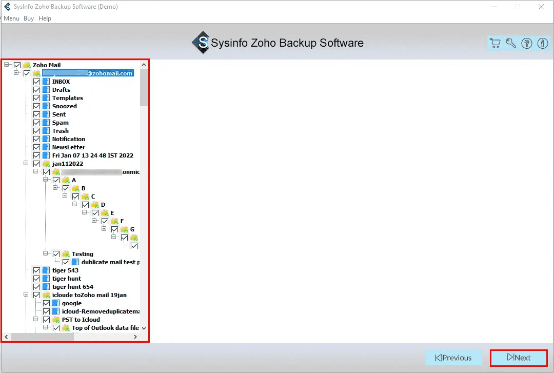Sysinfo Zoho备份软件媒体3