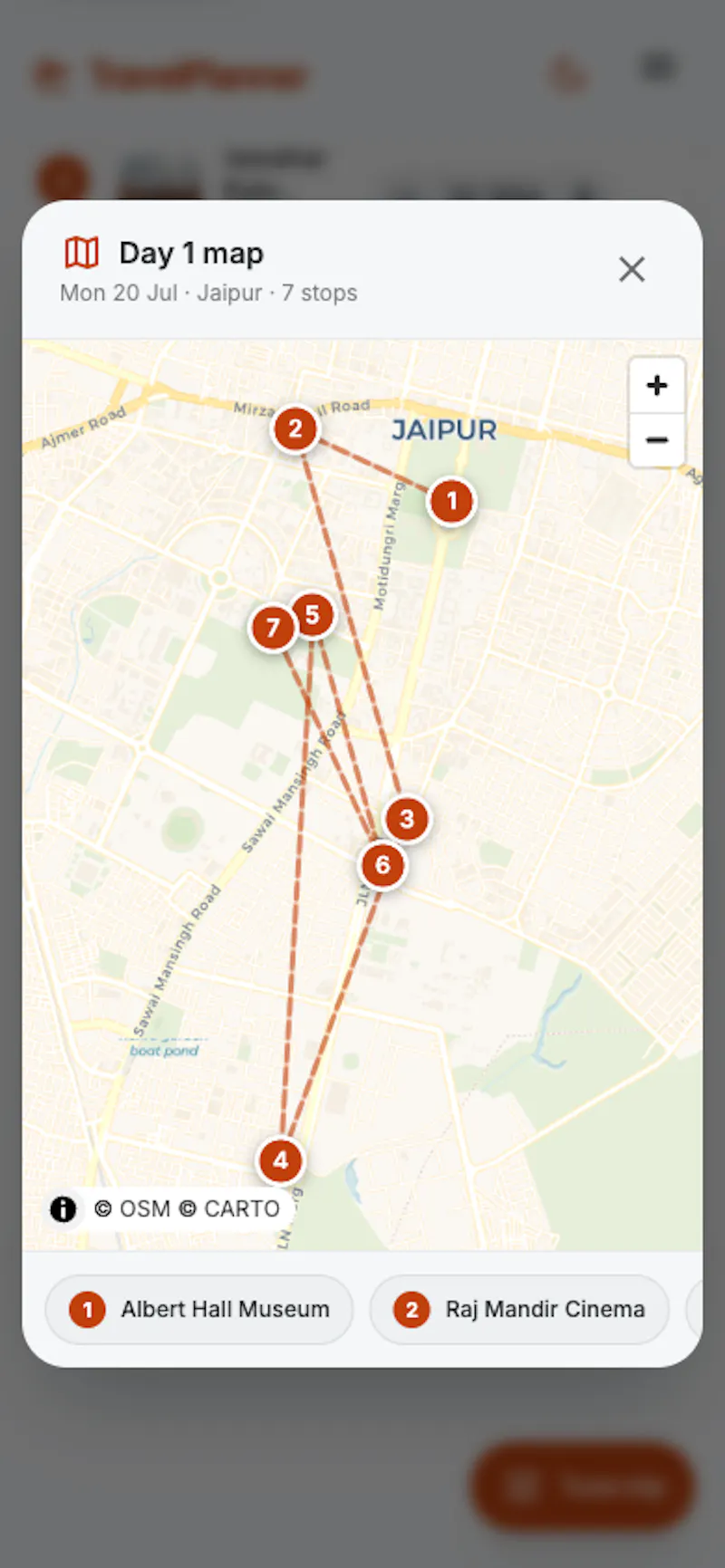 TravelPlanner  screenshot 3