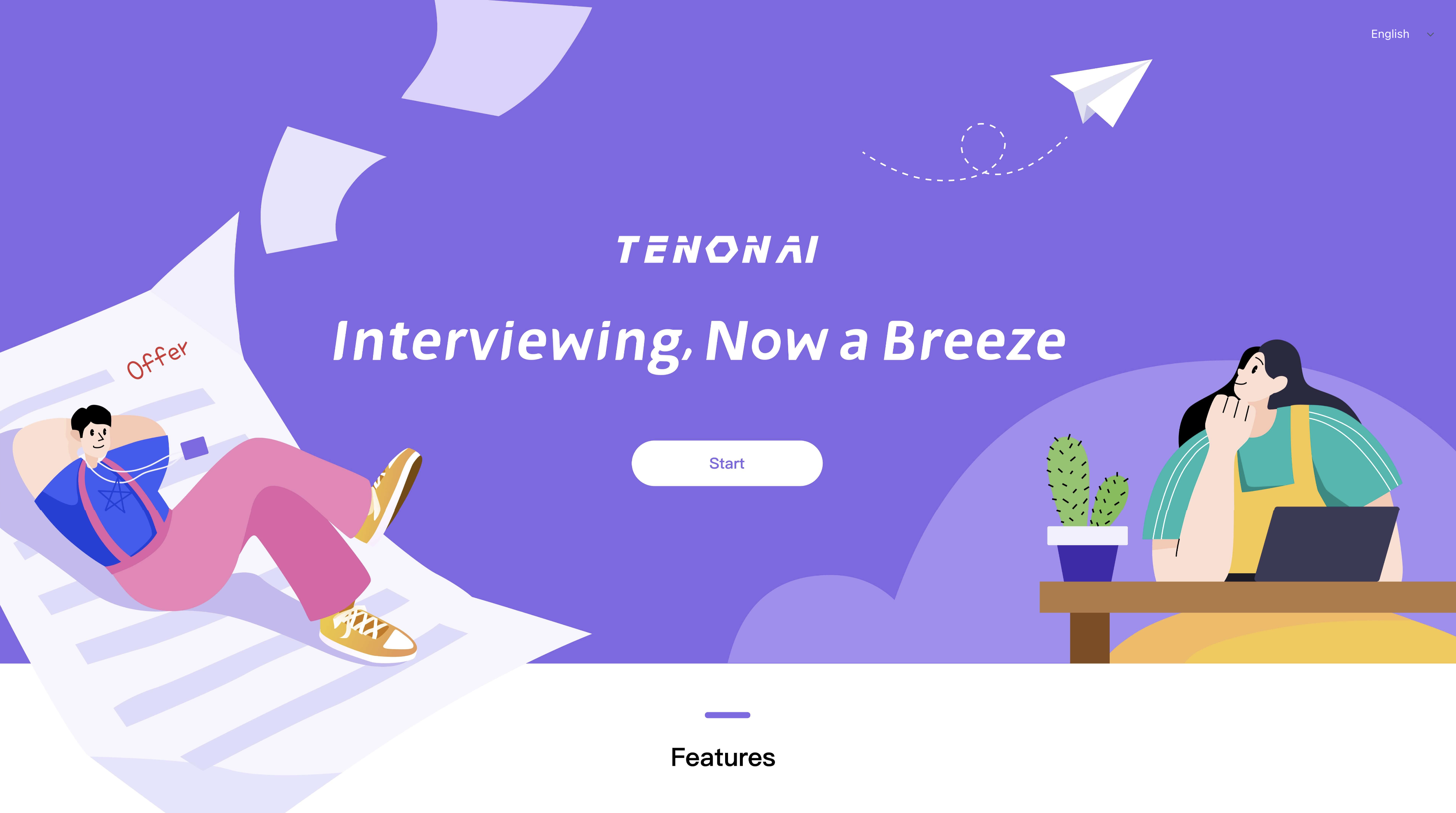 Tenonai - เครื่องมือสัมภาษณ์ Mock ที่ขับเคลื่อนด้วย AI media 1