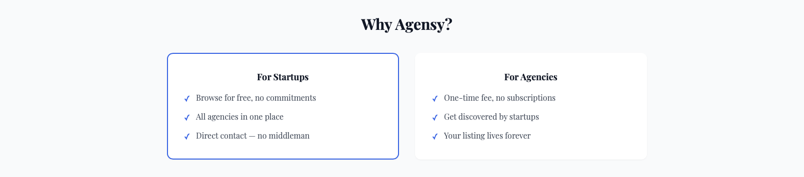 Agensy gallery image