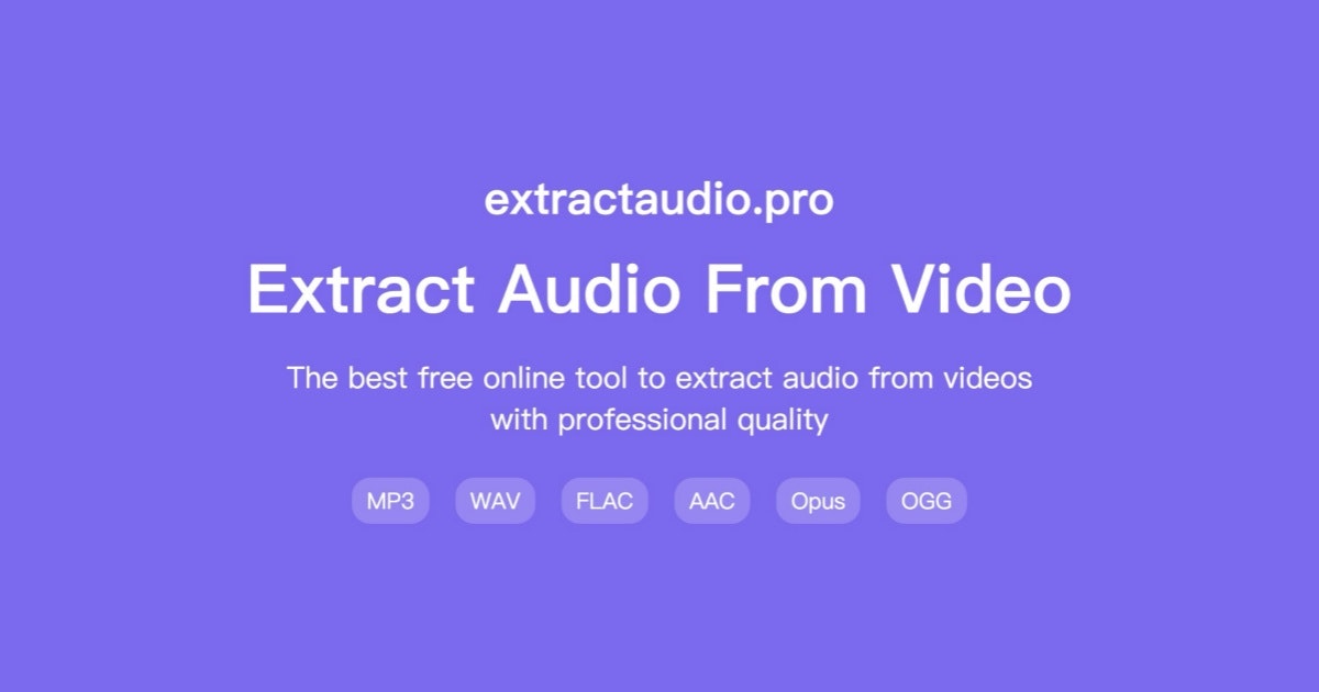 extractaudio.pro - Estratto gratuito audio dal video con qualità professionale media 1