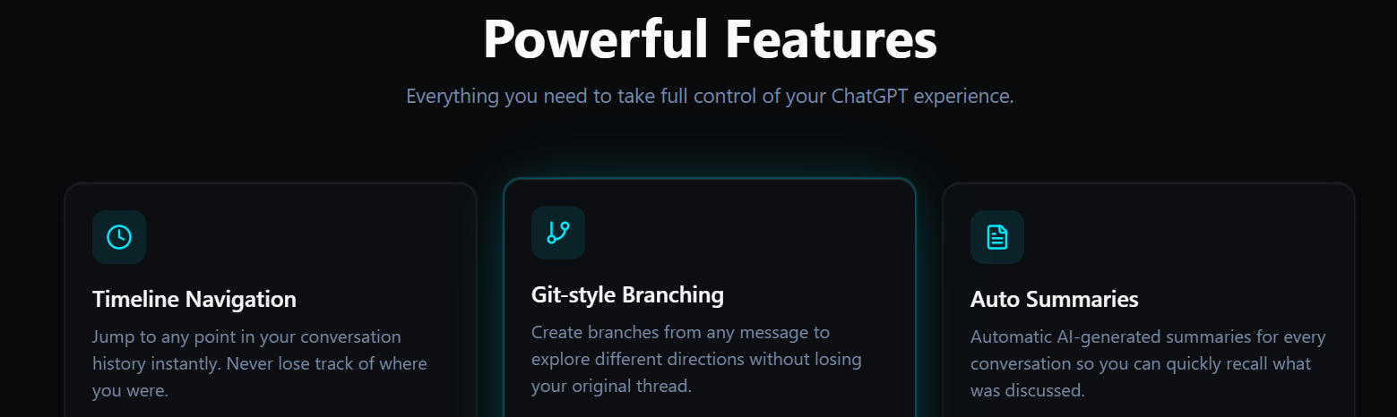Chat Memory Manager - Screenshot 2 showing product features and functionality