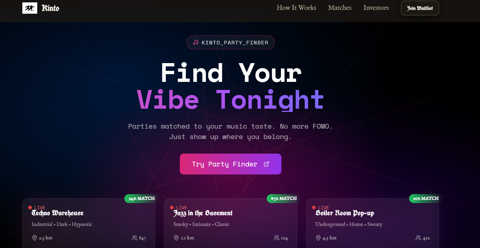 Kinto - Screenshot 2 showing product features and functionality