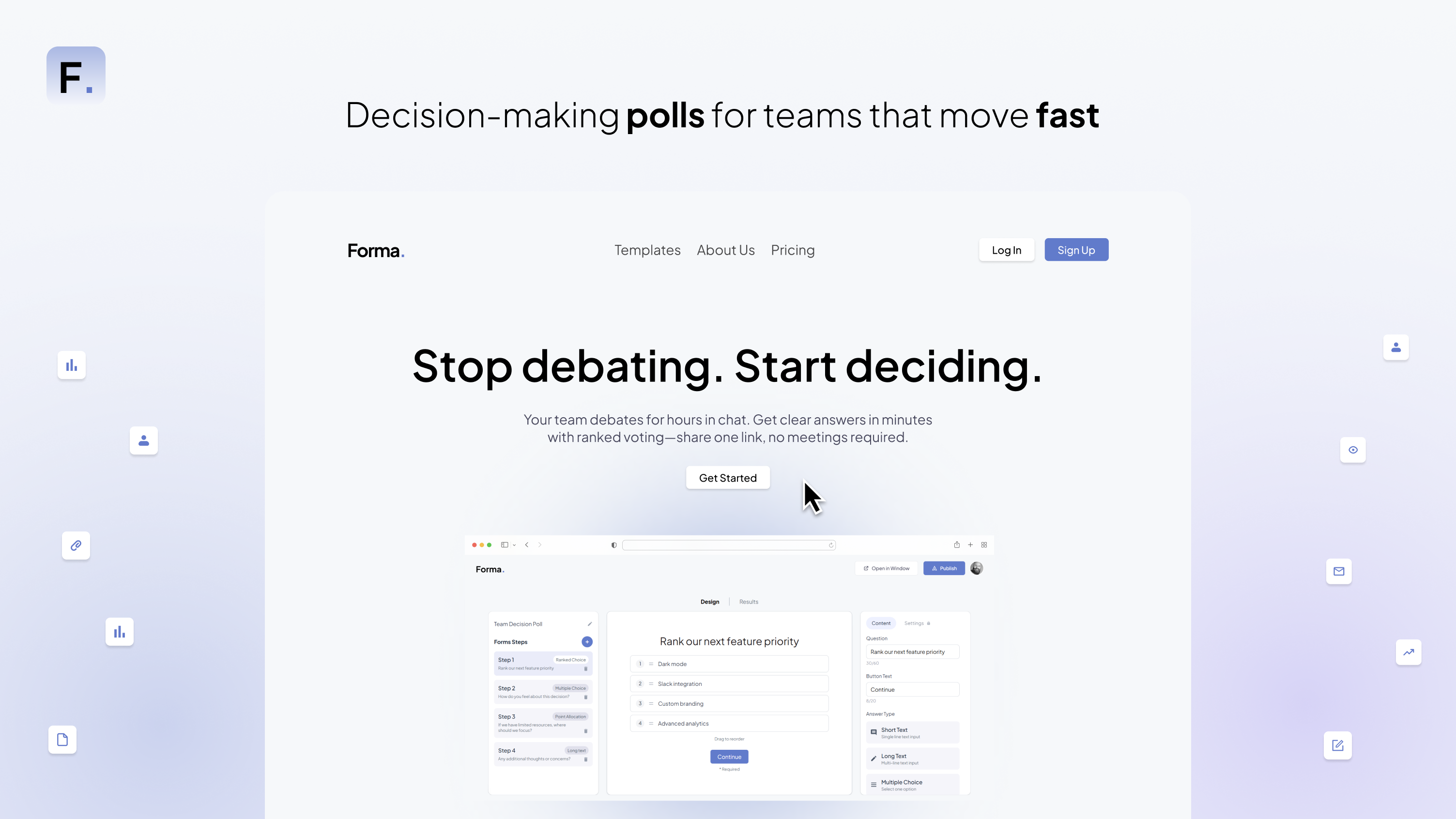 Forma - Main product screenshot demonstrating key features and user interface