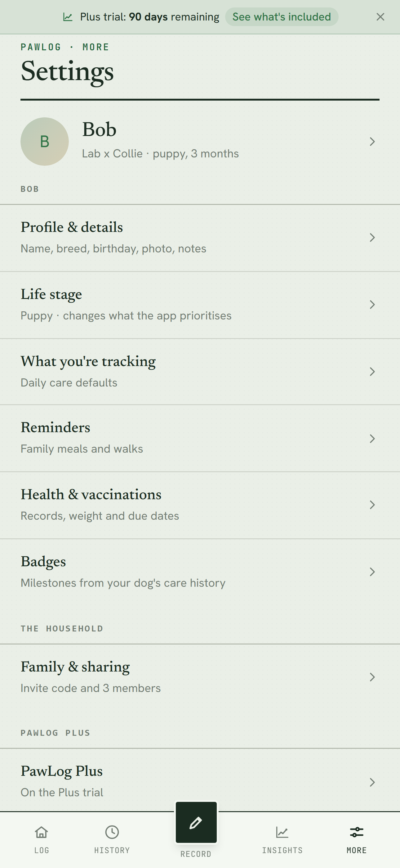 PawLog gallery image