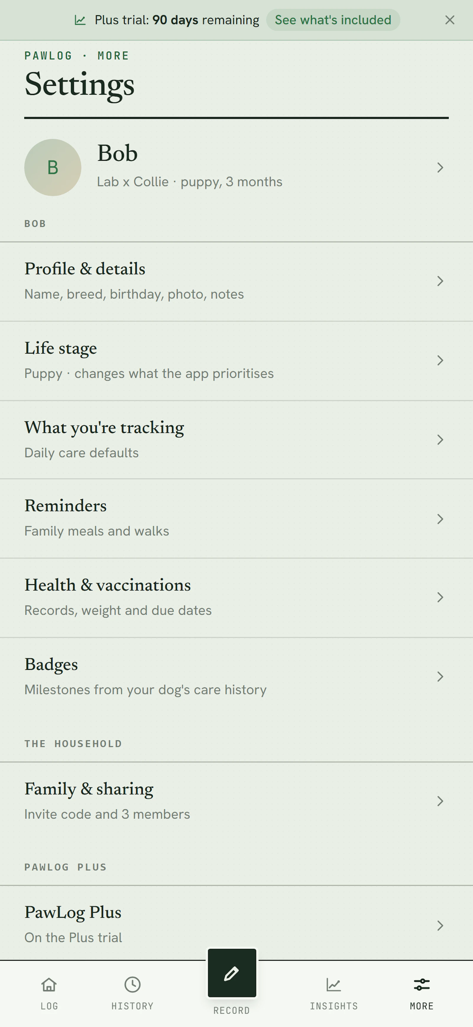 PawLog screenshot 7