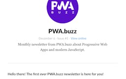 PWA Buzz Newsletter media 2
