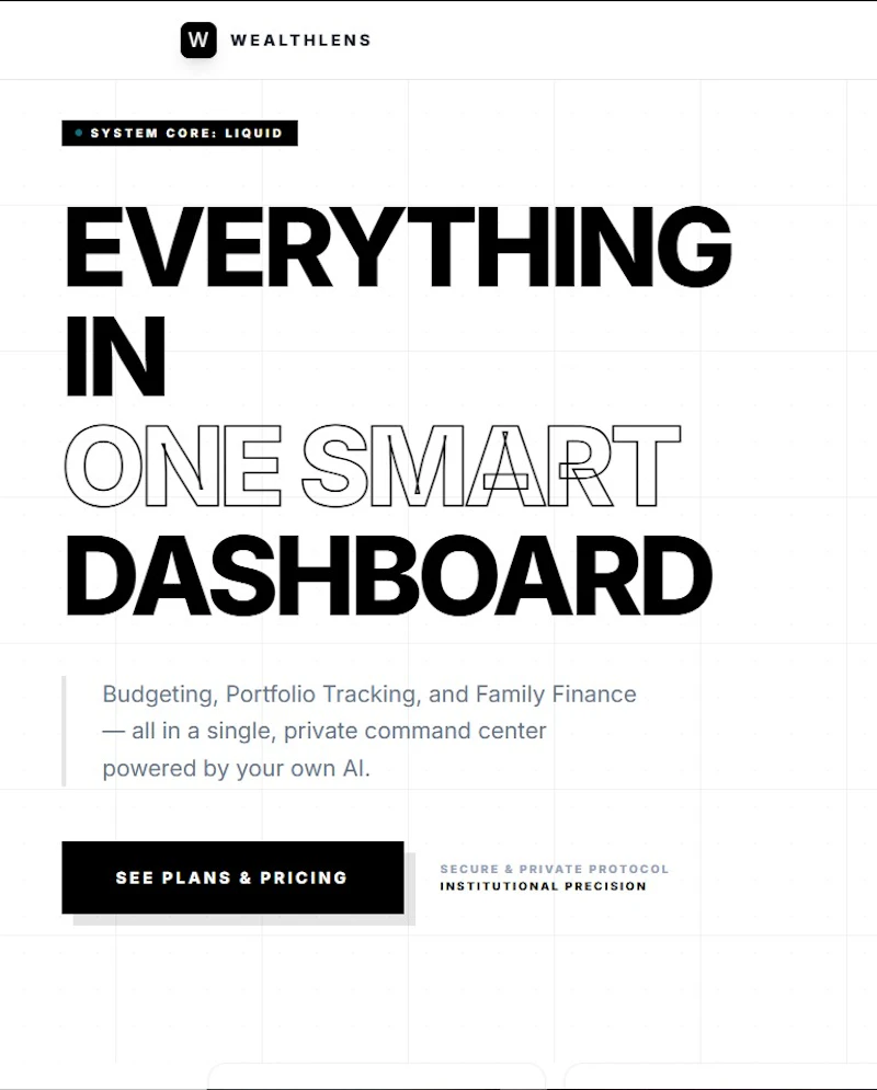 WealthLens screenshot 1