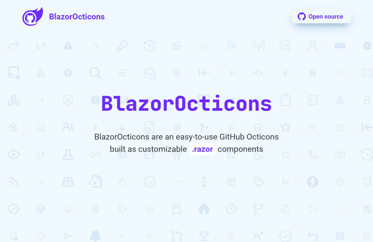 BlazorOcticons