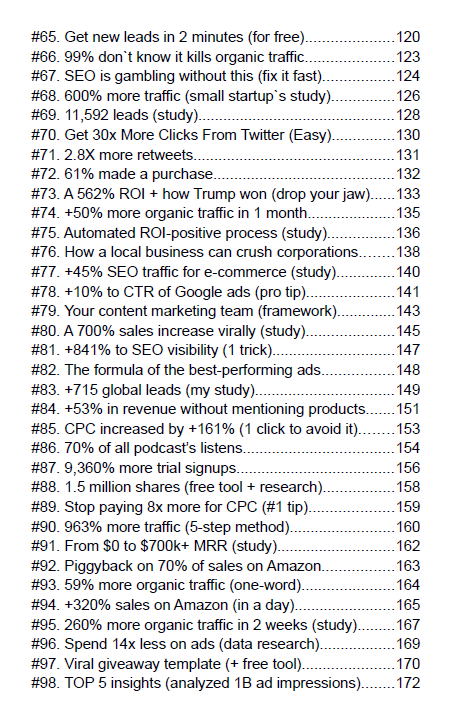 TOP 101 Acquisition/Promotion Hacks gallery image