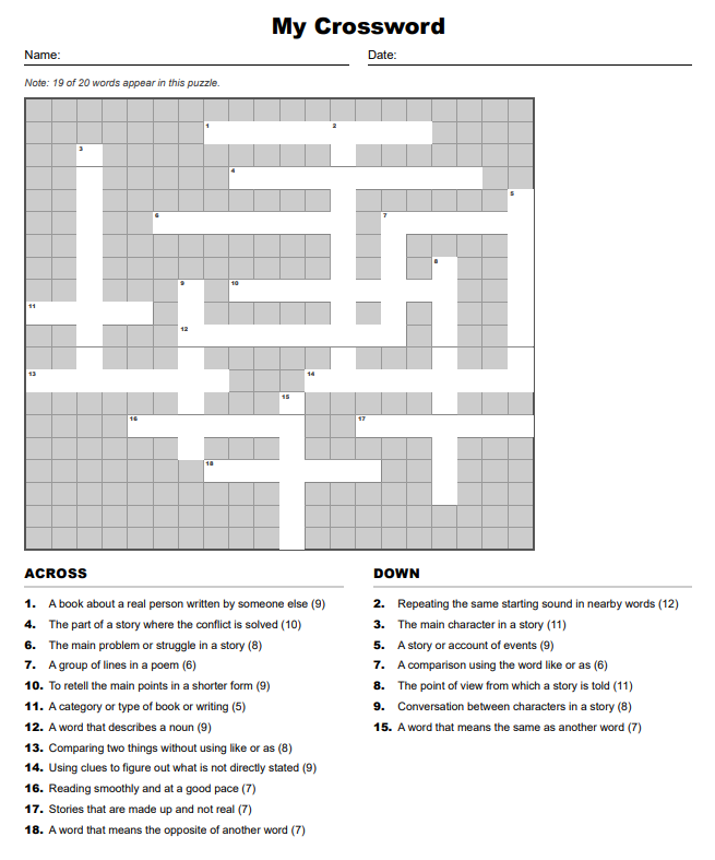 Crossword Generator gallery image