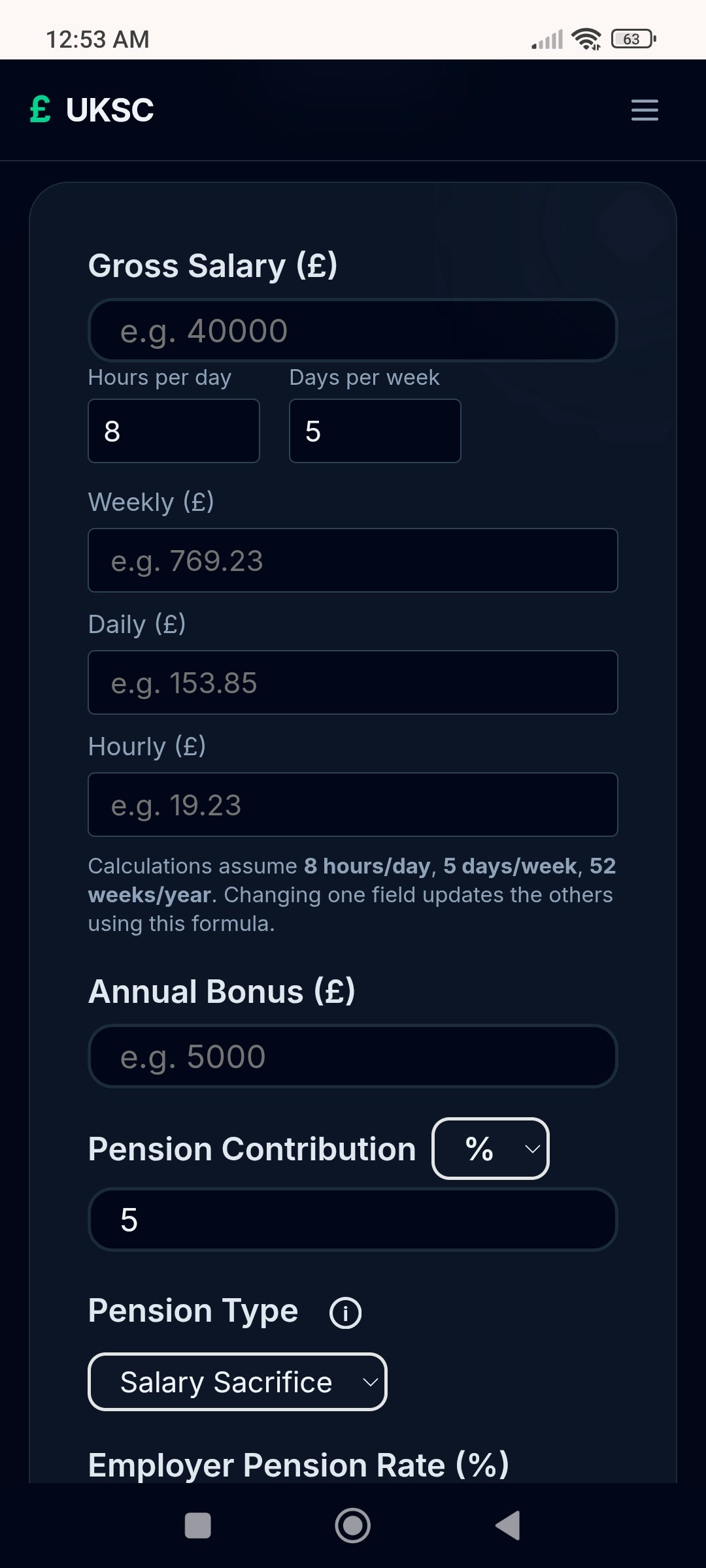 UK Salary Calculator gallery image
