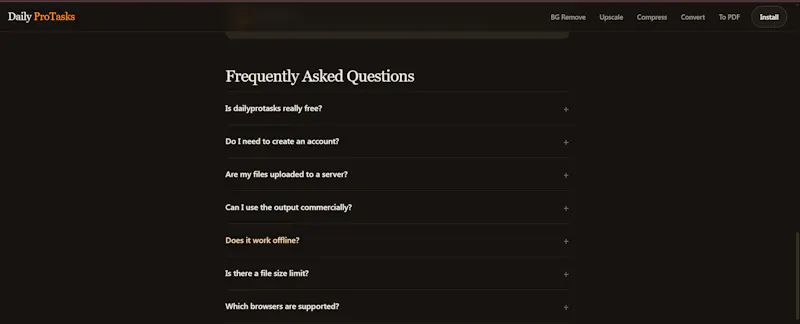 DailyProTasks: 5 Free Image Utilities screenshot 7