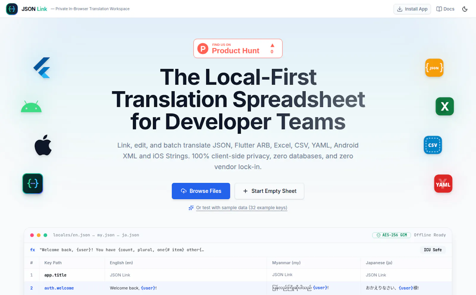 JSON Link screenshot 2