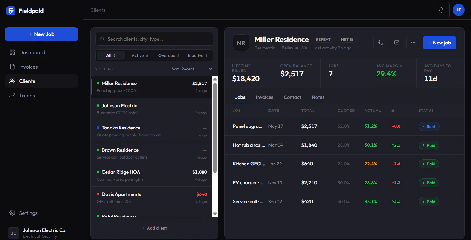 Fieldpaid screenshot 3