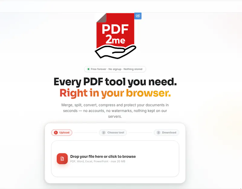 PDF2me screenshot 1