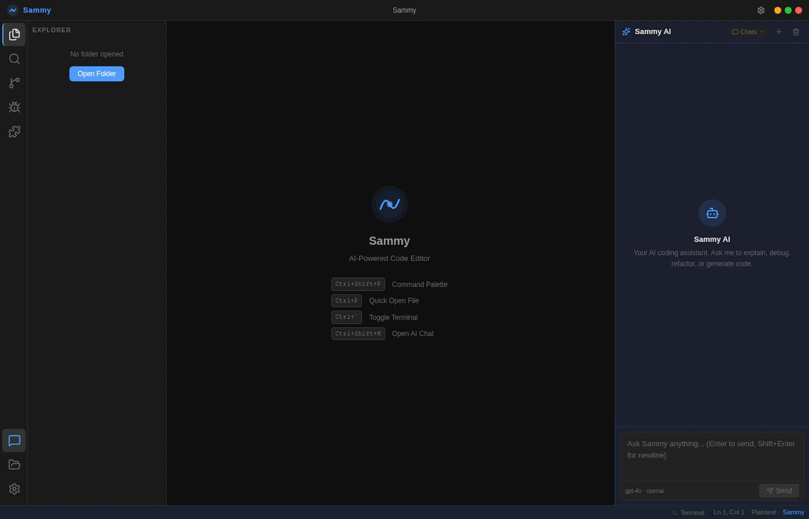 Sammy Desktop AI Platform screenshot 2