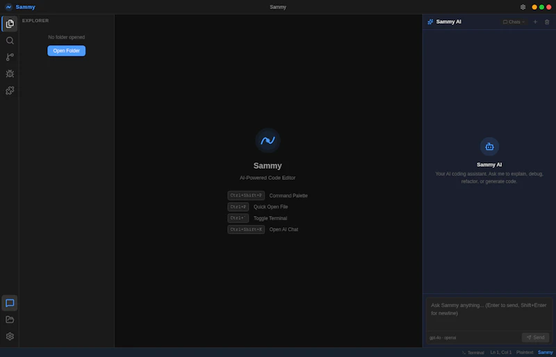 Sammy Desktop AI Platform screenshot 2