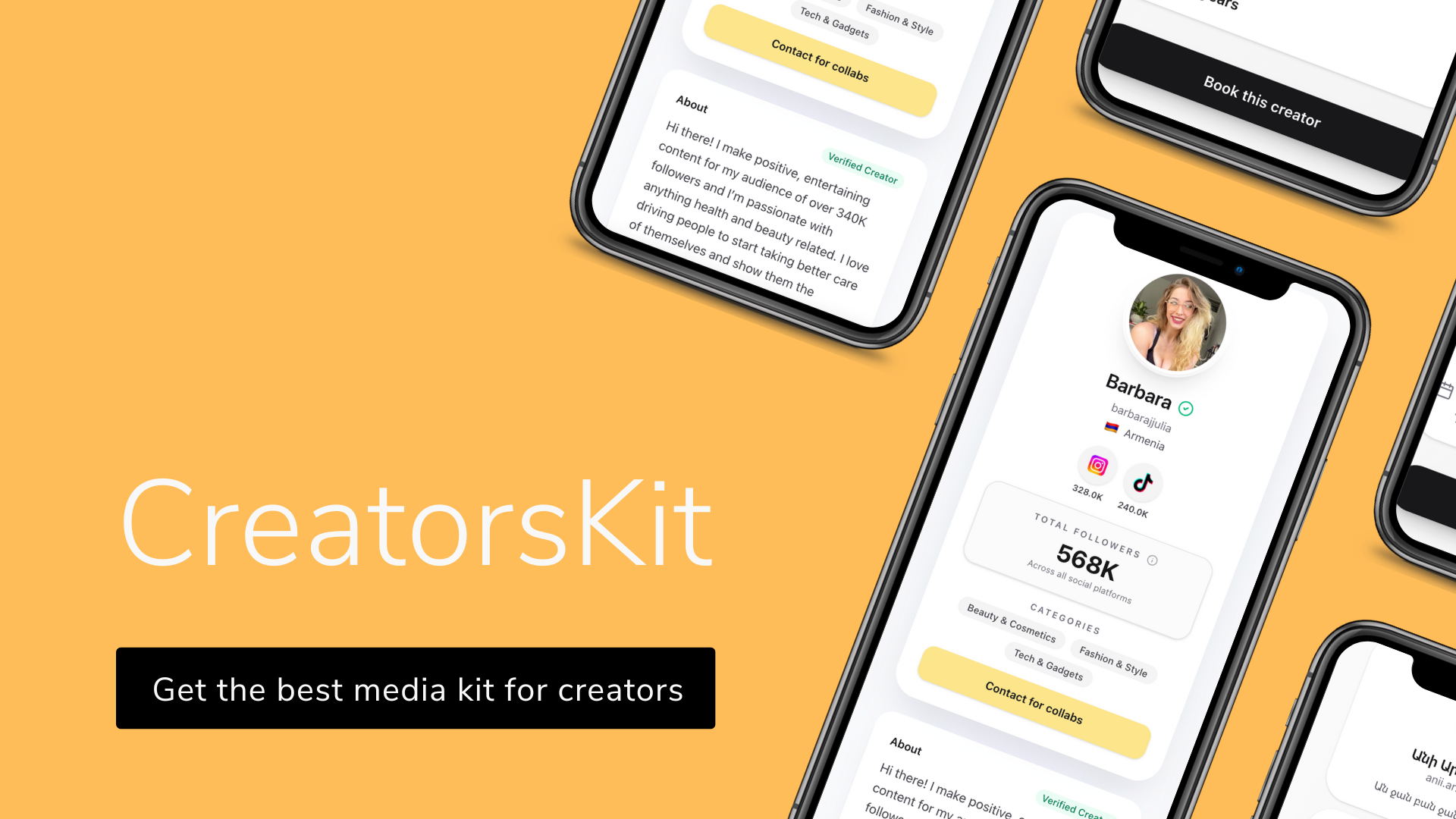 Creators Kit - Main product screenshot demonstrating key features and user interface