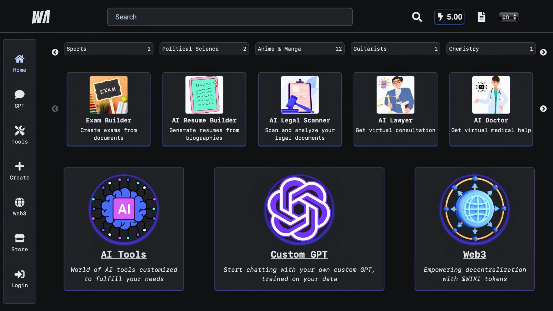 Wikivec - All-in-One-AI-Hub: Anwalt, Arzt, Therapeut, Custom GPT Medien 2