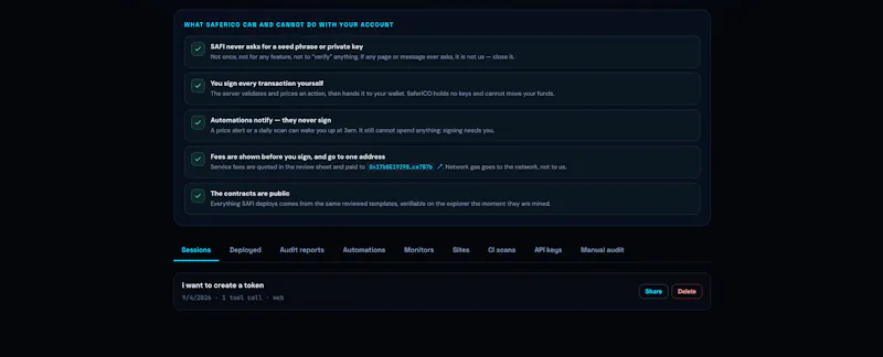 SaferICO screenshot 4