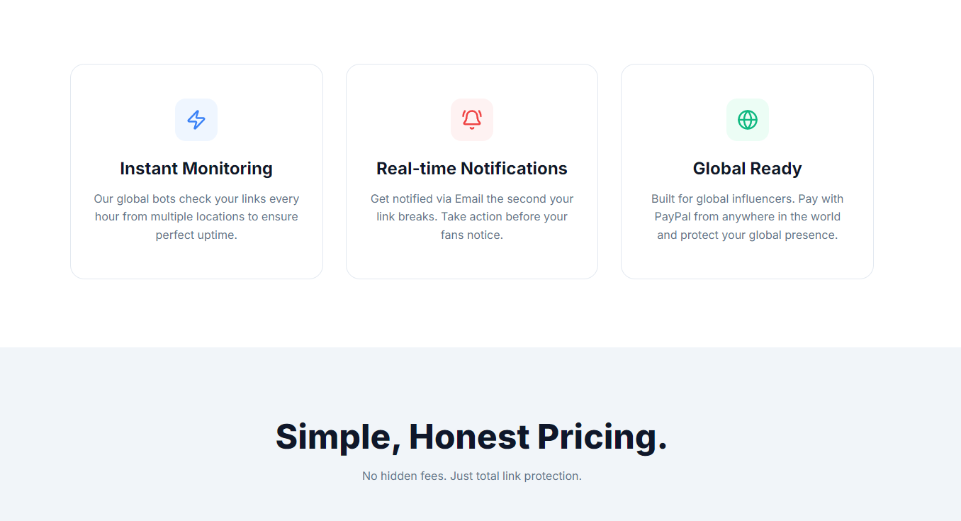 LinkGuardian - Screenshot 2 showing product features and functionality