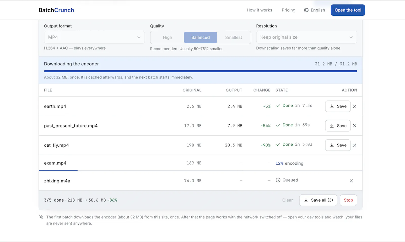BatchCrunch screenshot 3