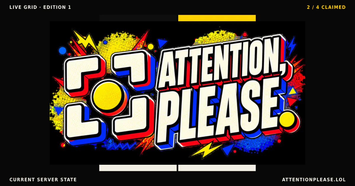 ATTENTION, PLEASE. gallery image