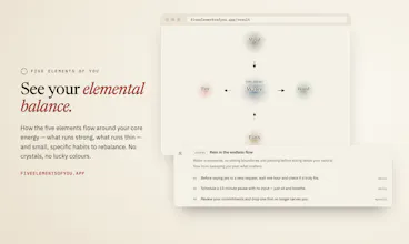 Five Elements of You — BaZi Calculator gallery image