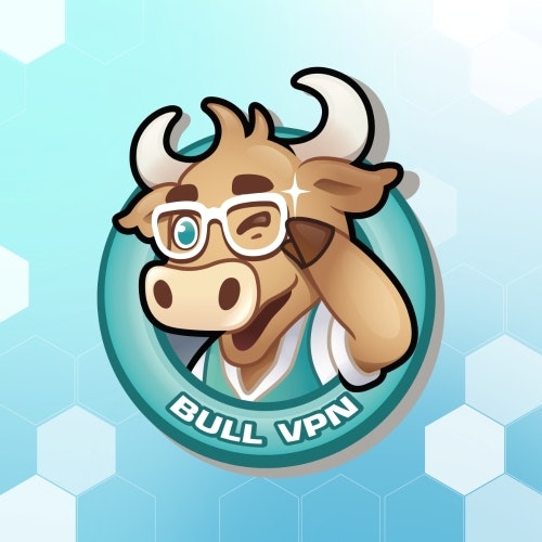 BullVPN - Product Hunt launch logo and brand identity