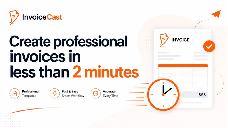 InvoiceCast screenshot 1 (video preview)