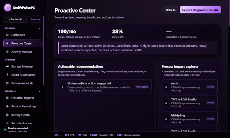 SwiftPulse screenshot 3
