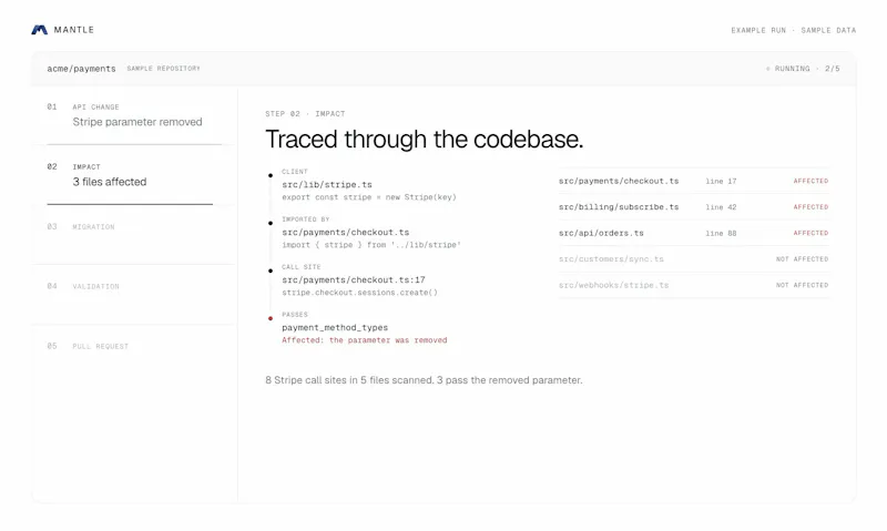 Mantle screenshot 2