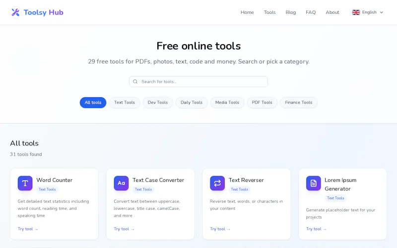 Toolsy Hub screenshot 5