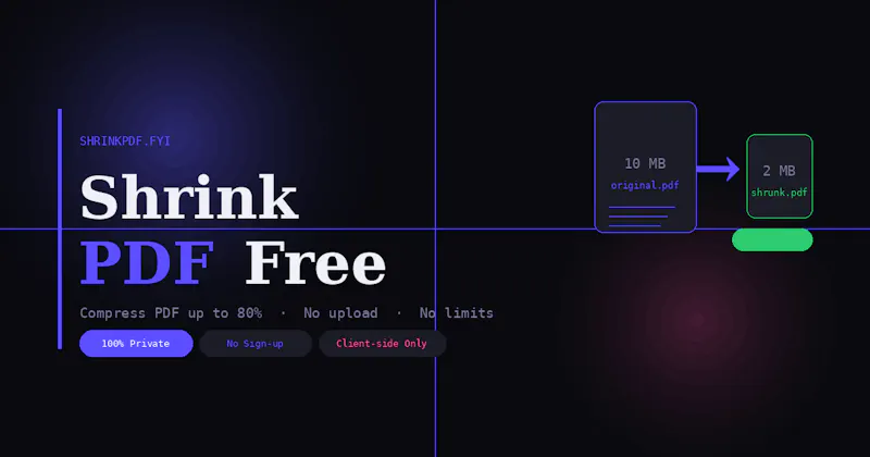 ShrinkPDF screenshot 1