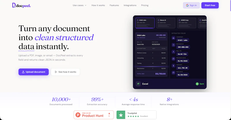 DocPeel screenshot 2