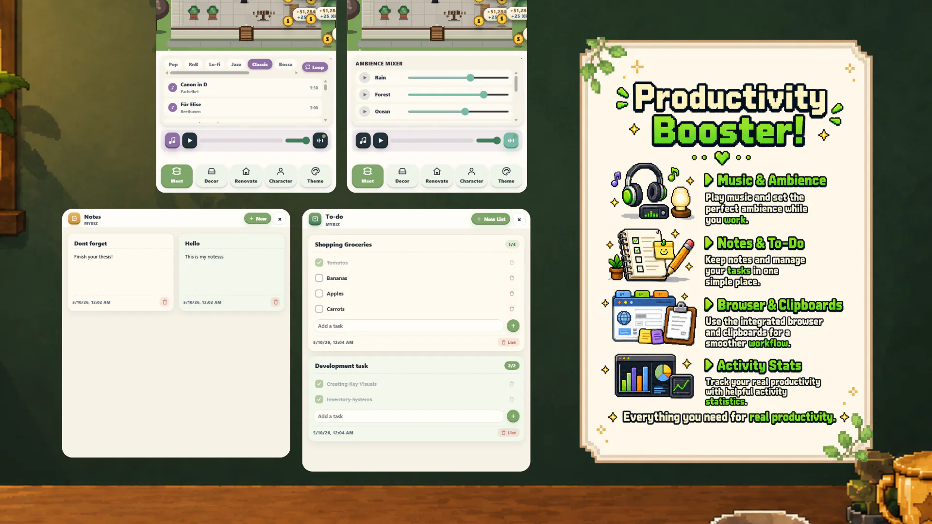 MyBiz: Pomodoro Desk Tycoon gallery image