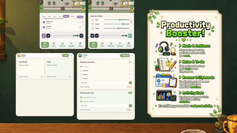 MyBiz: Pomodoro Desk Tycoon screenshot 8