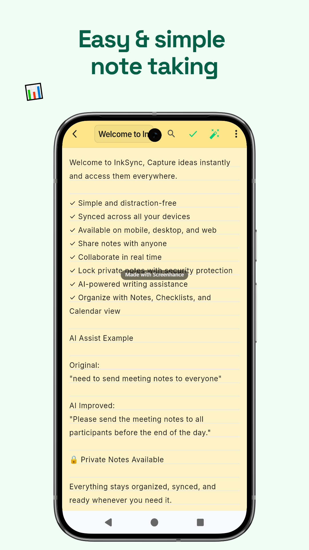 Ink Sync Notes & Checklist gallery image