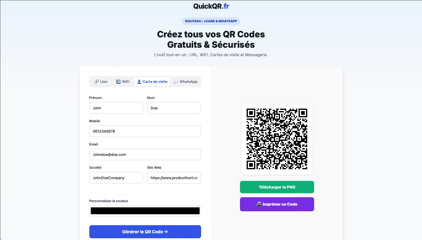 QuickQR.fr gallery image
