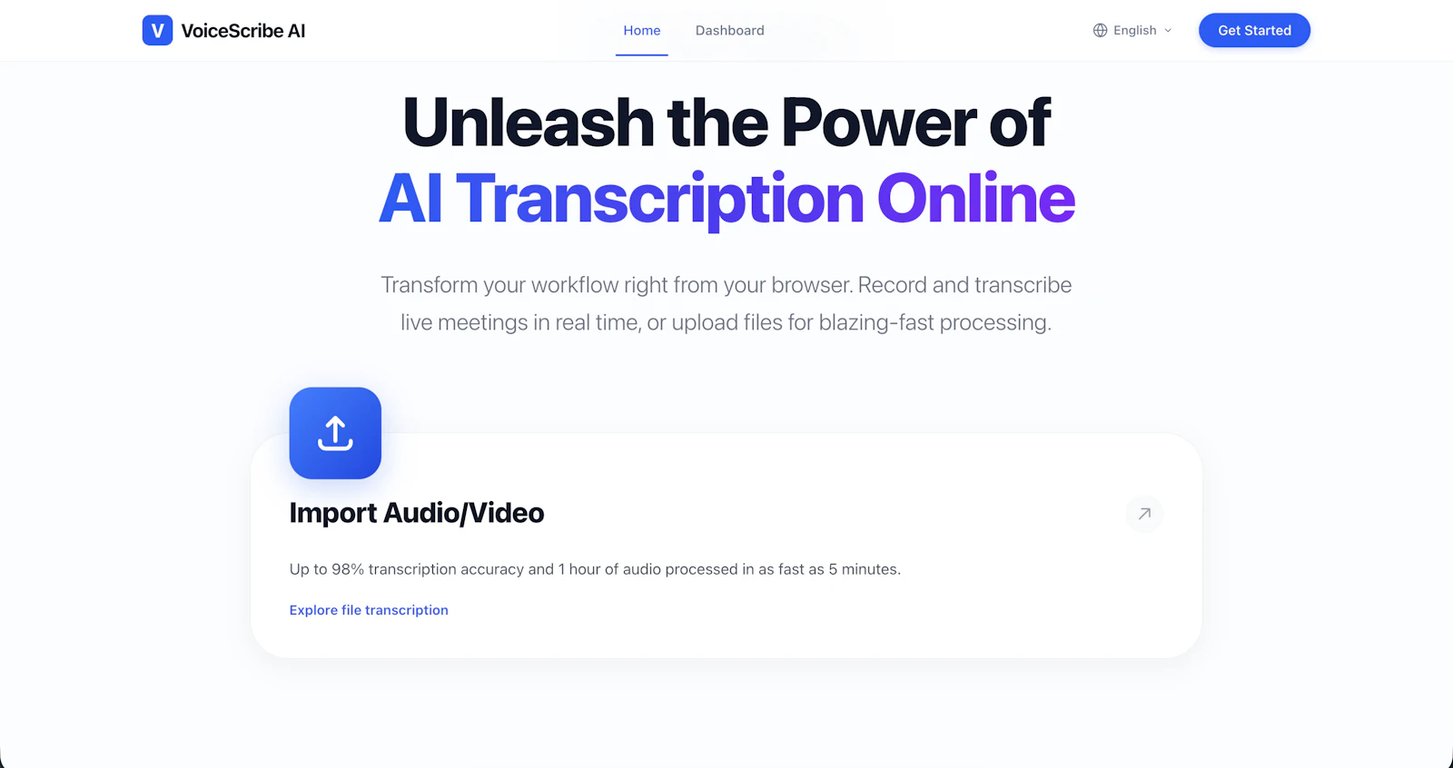 VoiceScribe AI screenshot 1