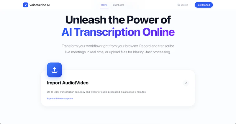 VoiceScribe AI screenshot 1