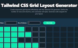 Tailwind css grid layout generator media 3