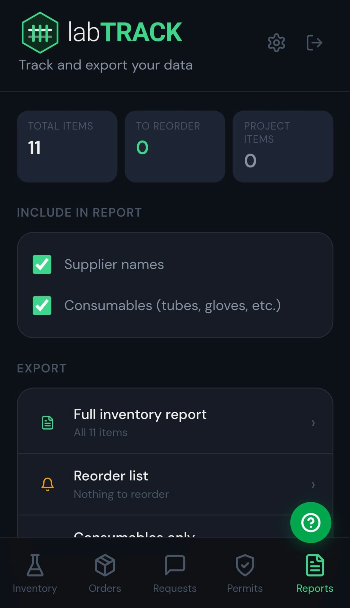 labTRACK — Lab Inventory Management gallery image
